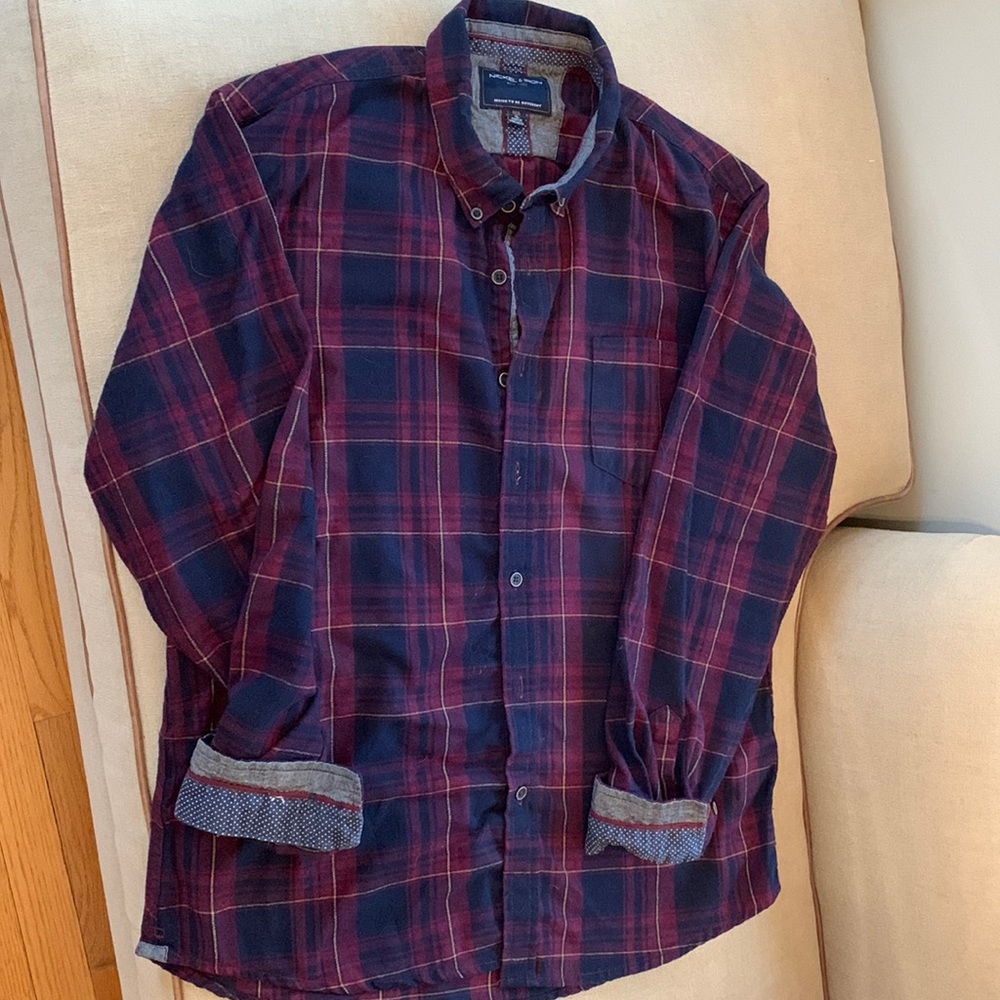 Nickel and Iron Plaid flannel shirt size XL